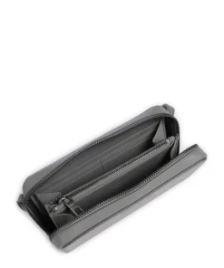 Lou Calf Optic XS Geldbörse Nappaleder grau