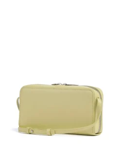 Lou Calf Optic XS Geldbörse Nappaleder gelbgrün