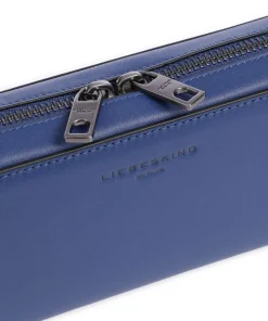 Lou Calf Optic XS Geldbörse Nappaleder blau