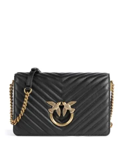 Love Click Classic Umhängetasche Schafsleder schwarz