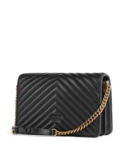 Love Click Classic Umhängetasche Schafsleder schwarz