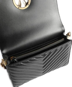 Love Click Classic Umhängetasche Schafsleder schwarz