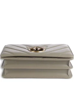 Love Click Classic Umhängetasche Schafsleder taupe