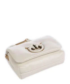 Love Click Puff Baby Umhängetasche Schafsleder elfenbein