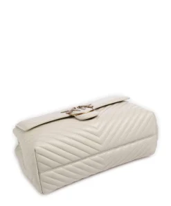 Love Lady Puff Big Handtasche Schafsleder elfenbein