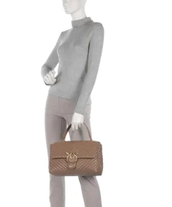 Love Lady Puff Big Handtasche Schafsleder hellbraun