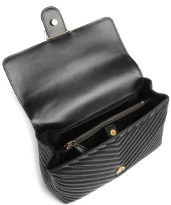 Love Lady Puff Big Handtasche Schafsleder schwarz