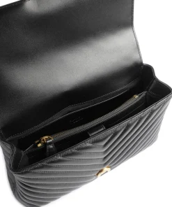 Love Lady Puff Classic Handtasche Schafsleder schwarz