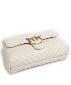 Love Lady Puff Classic Handtasche Schafsleder elfenbein