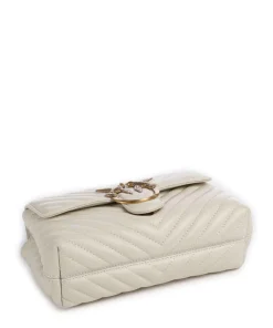 Love Lady Puff Mini Handtasche Schafsleder creme