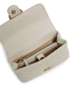 Love Lady Puff Mini Handtasche Schafsleder creme