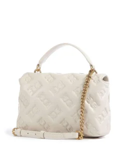 Love Lady Puff Mini Handtasche geprägtes Leder weiß