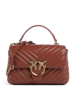 Love Lady Puff Mini Handtasche Schafsleder braun