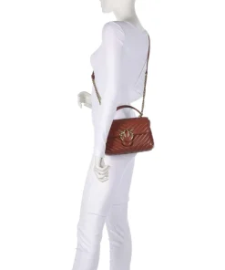 Love Lady Puff Mini Handtasche Schafsleder braun