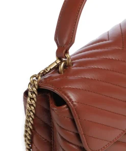 Love Lady Puff Mini Handtasche Schafsleder braun