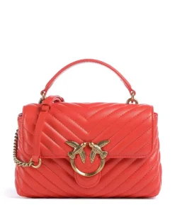 Love Lady Puff Mini Handtasche Schafsleder orange