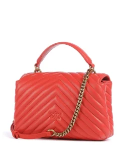 Love Lady Puff Mini Handtasche Schafsleder orange