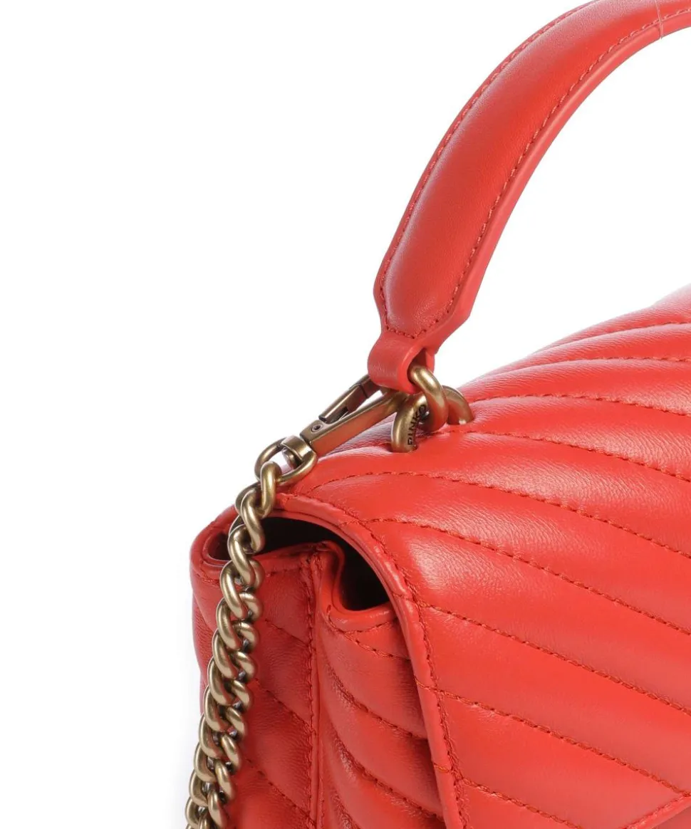 Love Lady Puff Mini Handtasche Schafsleder orange