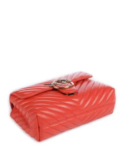 Love Lady Puff Mini Handtasche Schafsleder orange