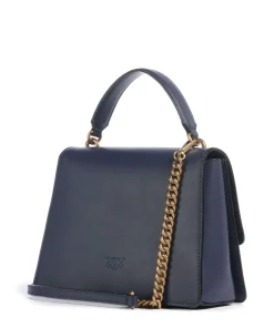 Love One Classic Handtasche fein genarbtes Rindsleder dunkelblau