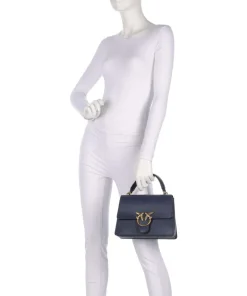 Love One Classic Handtasche fein genarbtes Rindsleder dunkelblau