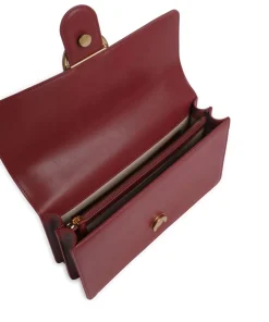 Love One Classic Schultertasche fein genarbtes Rindsleder bordeaux