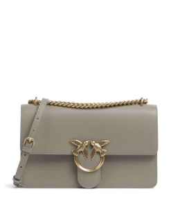 Love One Classic Schultertasche fein genarbtes Rindsleder taupe