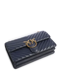 Love One Classic Schultertasche Schafsleder dunkelblau