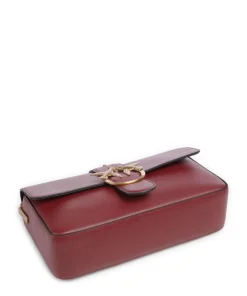 Love One Classic Slouchy Schultertasche fein genarbtes Rindsleder wein