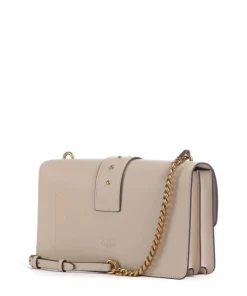 Love One Classic Umhängetasche fein genarbtes Kalbsleder hellbraun