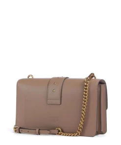 Love One Classic Umhängetasche fein genarbtes Kalbsleder taupe