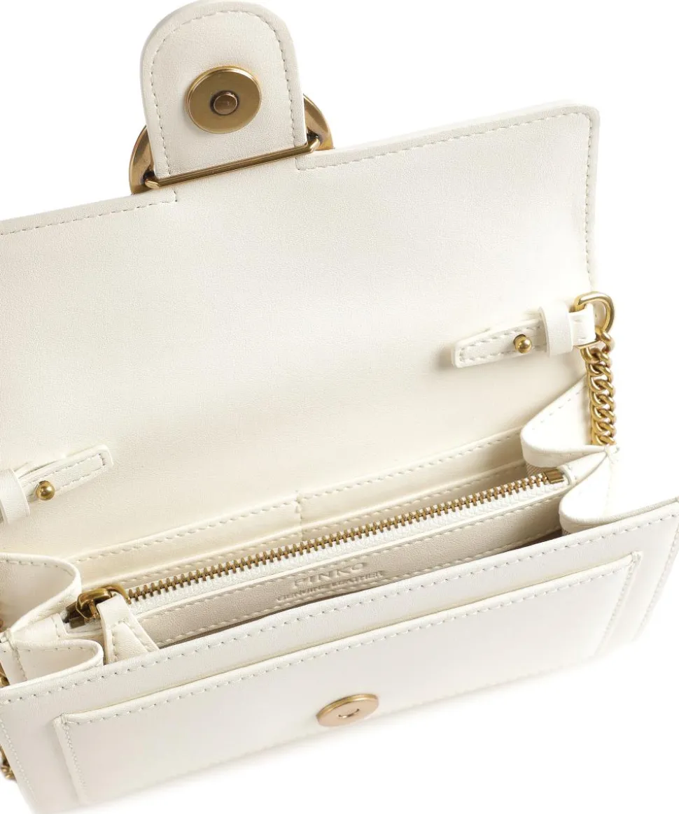 Love One Geldbörse fein genarbtes Leder elfenbein