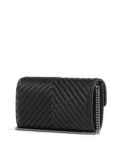 Love One Geldbörse fein genarbtes Rindsleder schwarz