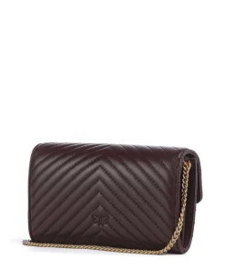 Love One Geldbörse fein genarbtes Rindsleder bordeaux