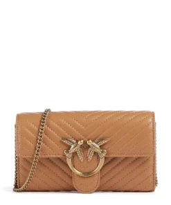 Love One Geldbörse fein genarbtes Rindsleder hellbraun