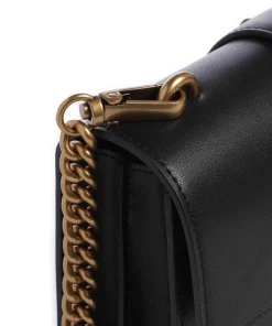 Love One Mini Umhängetasche fein genarbtes Kalbsleder schwarz