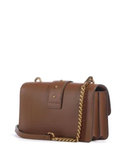 Love One Mini Umhängetasche fein genarbtes Kalbsleder braun