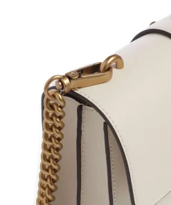 Love One Mini Umhängetasche fein genarbtes Kalbsleder elfenbein