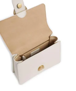 Love One Mini Umhängetasche fein genarbtes Rindsleder elfenbein