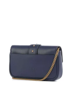 Love One Pocket Geldbörse fein genarbtes Leder dunkelblau