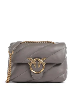 Love Puff Mini Schultertasche Schafsleder taupe