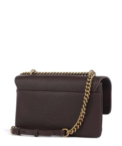 Love Soft Mini Schultertasche genarbtes Leder wein