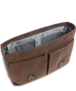Luca Aktentasche 15″ Ziegenleder braun