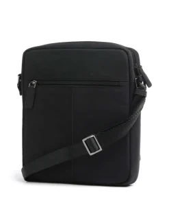 Luca Umhängetasche Ziegenleder schwarz