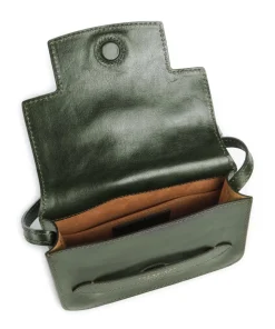 Lucrezia Umhängetasche fein genarbtes Rindsleder dunkelgrün