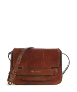Lucrezia Umhängetasche fein genarbtes Rindsleder braun