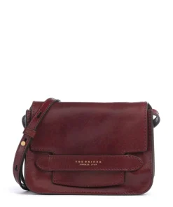 Lucrezia Umhängetasche fein genarbtes Rindsleder dunkelrot