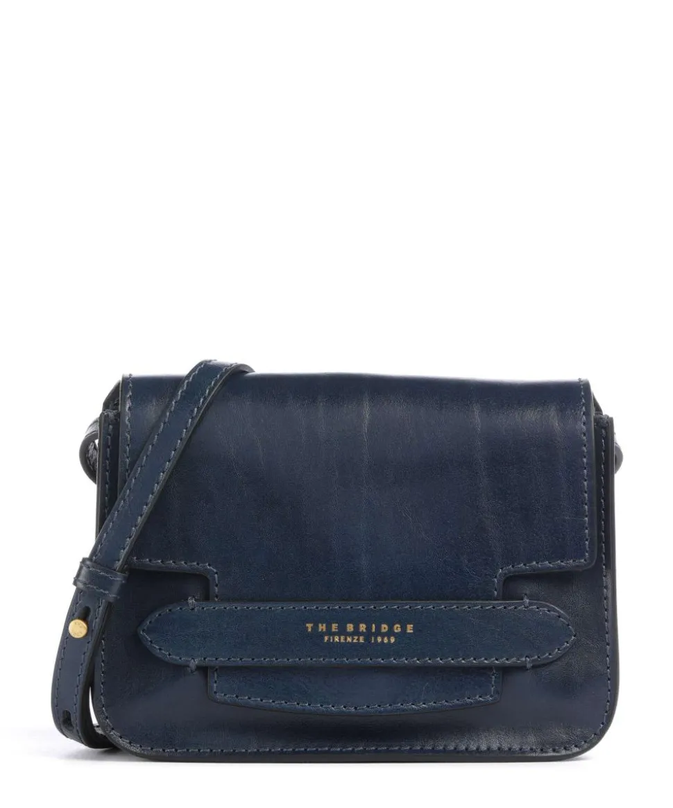 Lucrezia Umhängetasche fein genarbtes Rindsleder dunkelblau