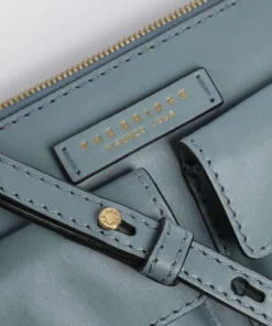 Lucrezia Umhängetasche fein genarbtes Rindsleder hellblau