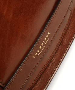 Lucrezia Umhängetasche glattes Rindsleder braun